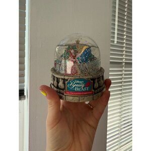 Disney's Beauty & The Beast: The Enchanted Christmas Snow Globe Ocean Spray 1997